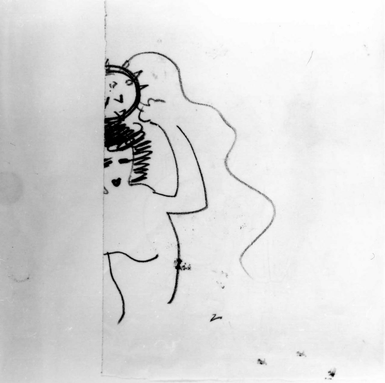 figura femminile (disegno) di Maccari Mino (sec. XX)