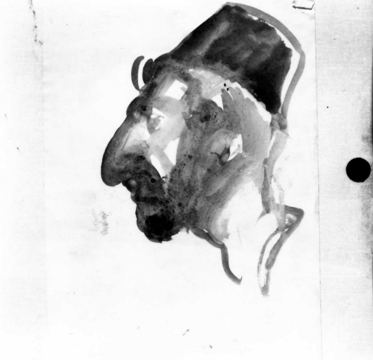 figura maschile con turbante (disegno) di Maccari Mino (attribuito) (sec. XX)