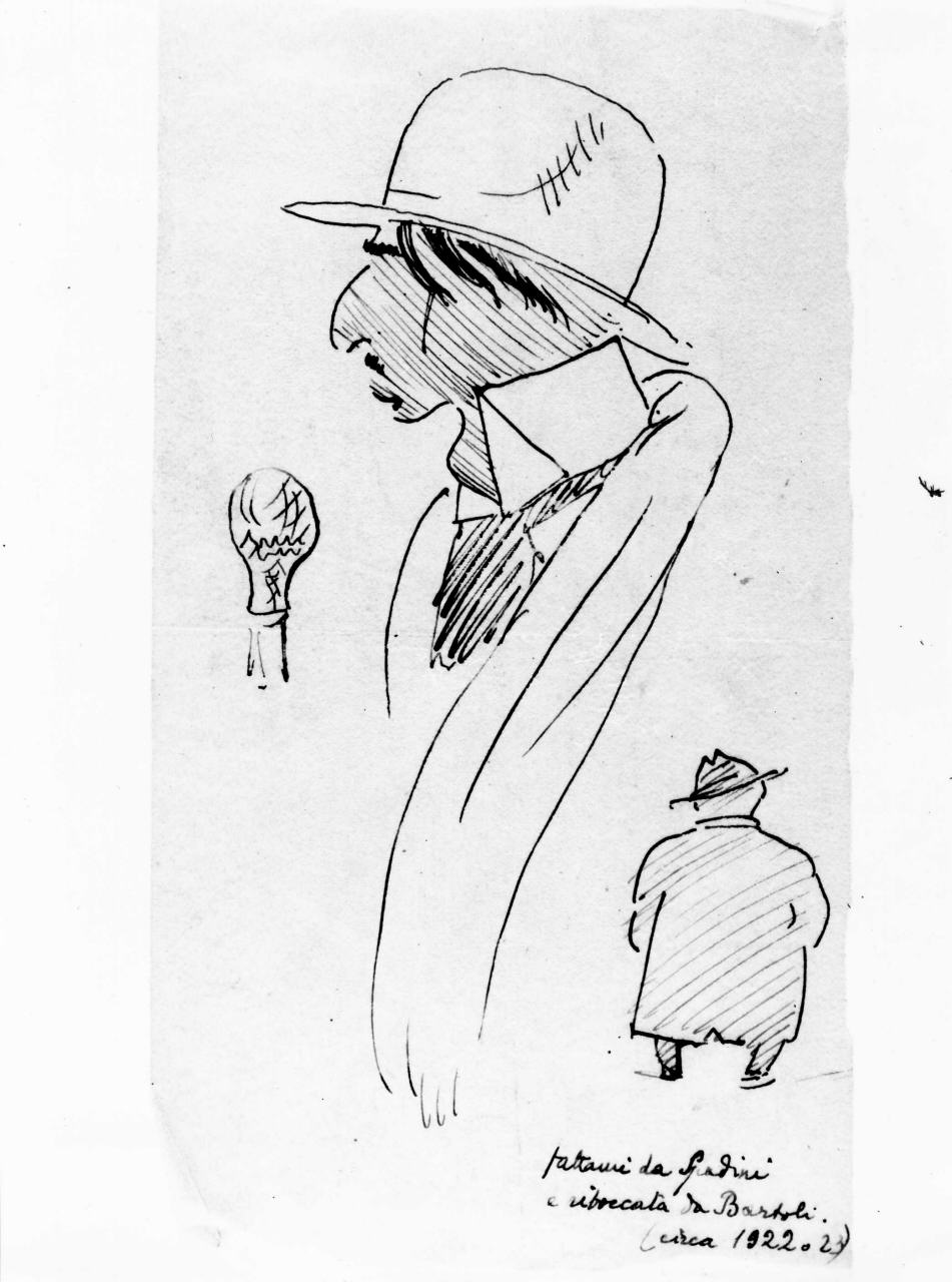 caricatura (disegno) di Bartoli Amerigo (attribuito) (sec. XX)