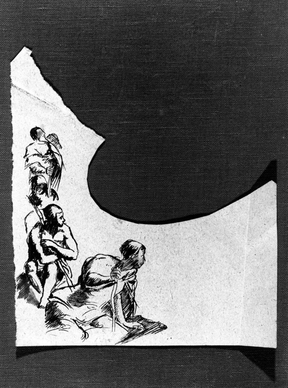 figure (disegno) di Longhi Roberto (attribuito) (sec. XX)