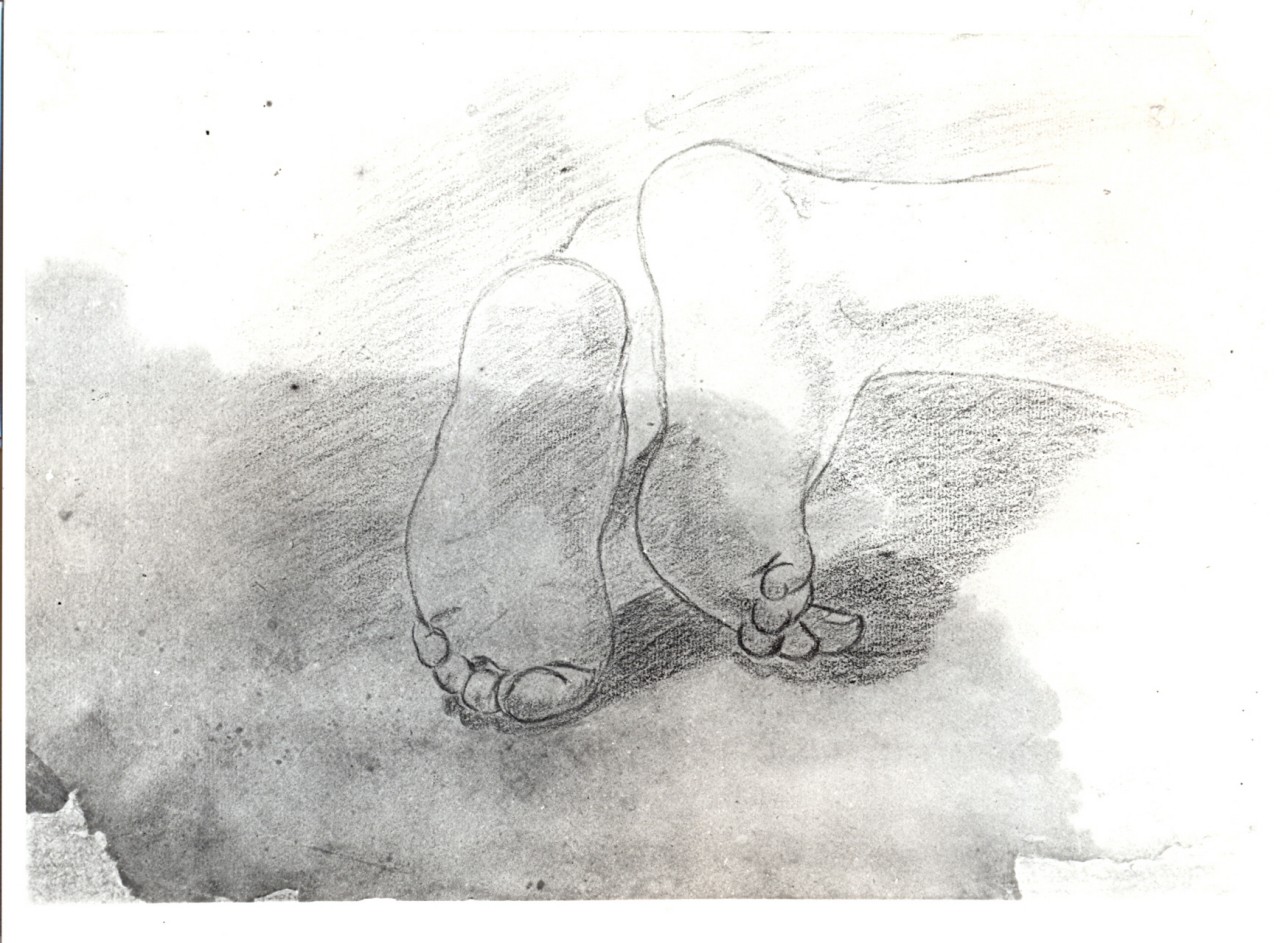 piedi (disegno) di Cignani Carlo (maniera) (secc. XVII/ XVIII)
