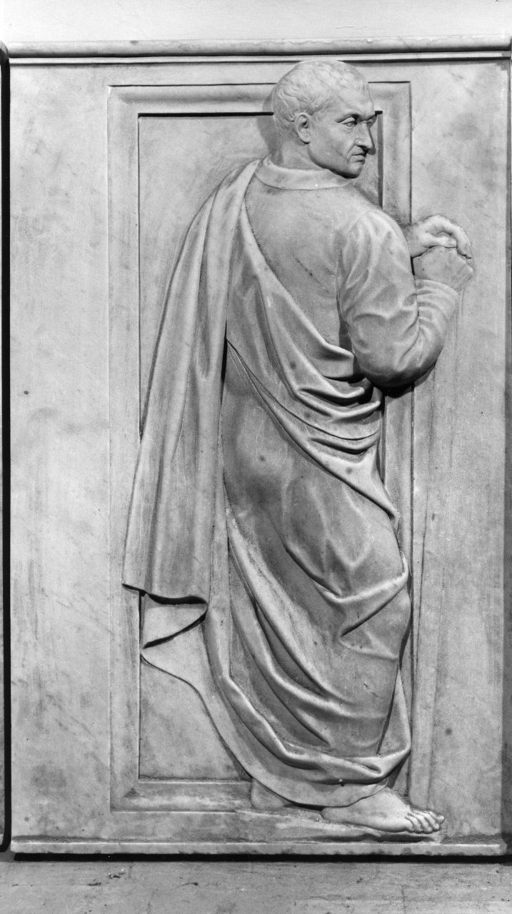 figura maschile (rilievo) di Bandinelli Bartolomeo detto Baccio Bandinelli, Bandini Giovanni detto Giovanni dell'Opera (sec. XVI)