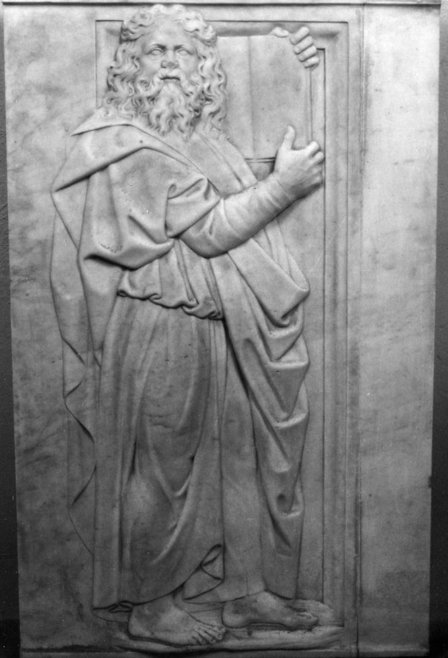 Mosè (rilievo) di Bandinelli Bartolomeo detto Baccio Bandinelli, Bandini Giovanni detto Giovanni dell'Opera (sec. XVI)
