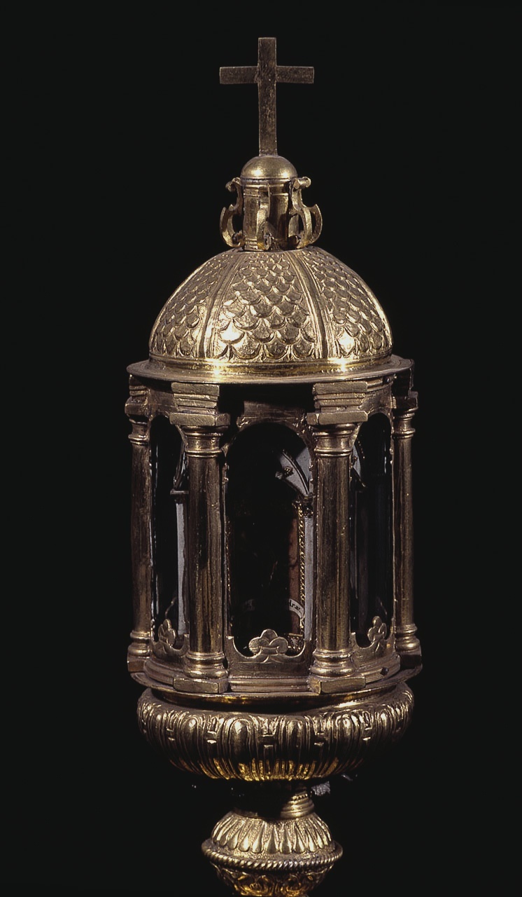 motivo decorativo (reliquiario architettonico) - bottega fiorentina (ultimo quarto sec. XVI)
