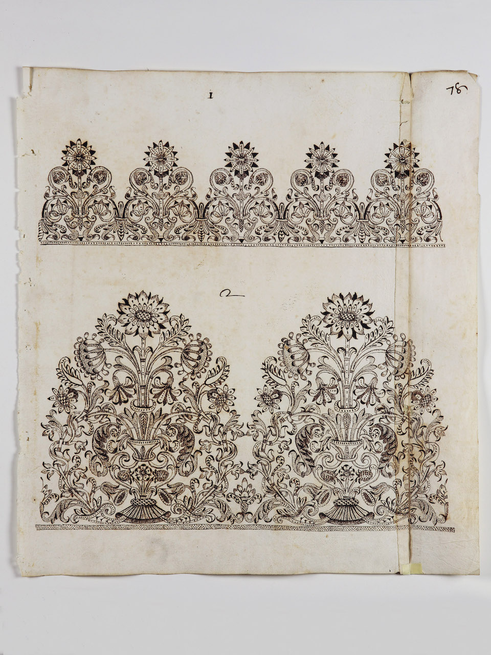 modelli per merletti (disegno) di Samarco Giovanni Alfonso (attribuito) (sec. XVII)