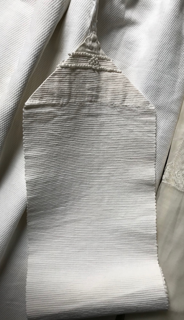 fascia da neonato - manifattura italiana (ultimo quarto sec. XIX)