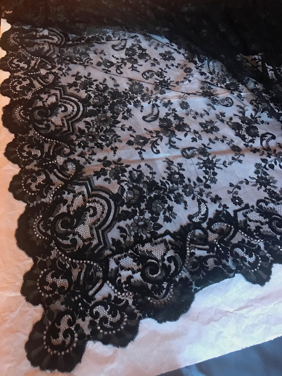 scialle - manifattura francese (ultimo quarto sec. XIX)