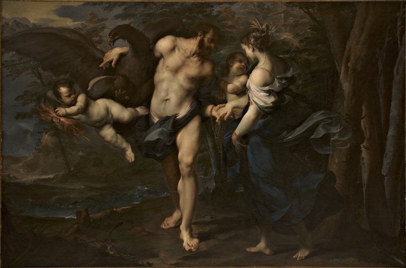 Giove innamorato di Cerere (dipinto) di Domenico Maria Viani (XVIII)