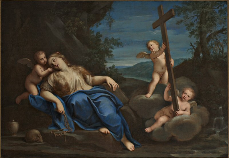 Maddalena penitente (dipinto) di Franceschini Marcantonio (prima metà XVIII)