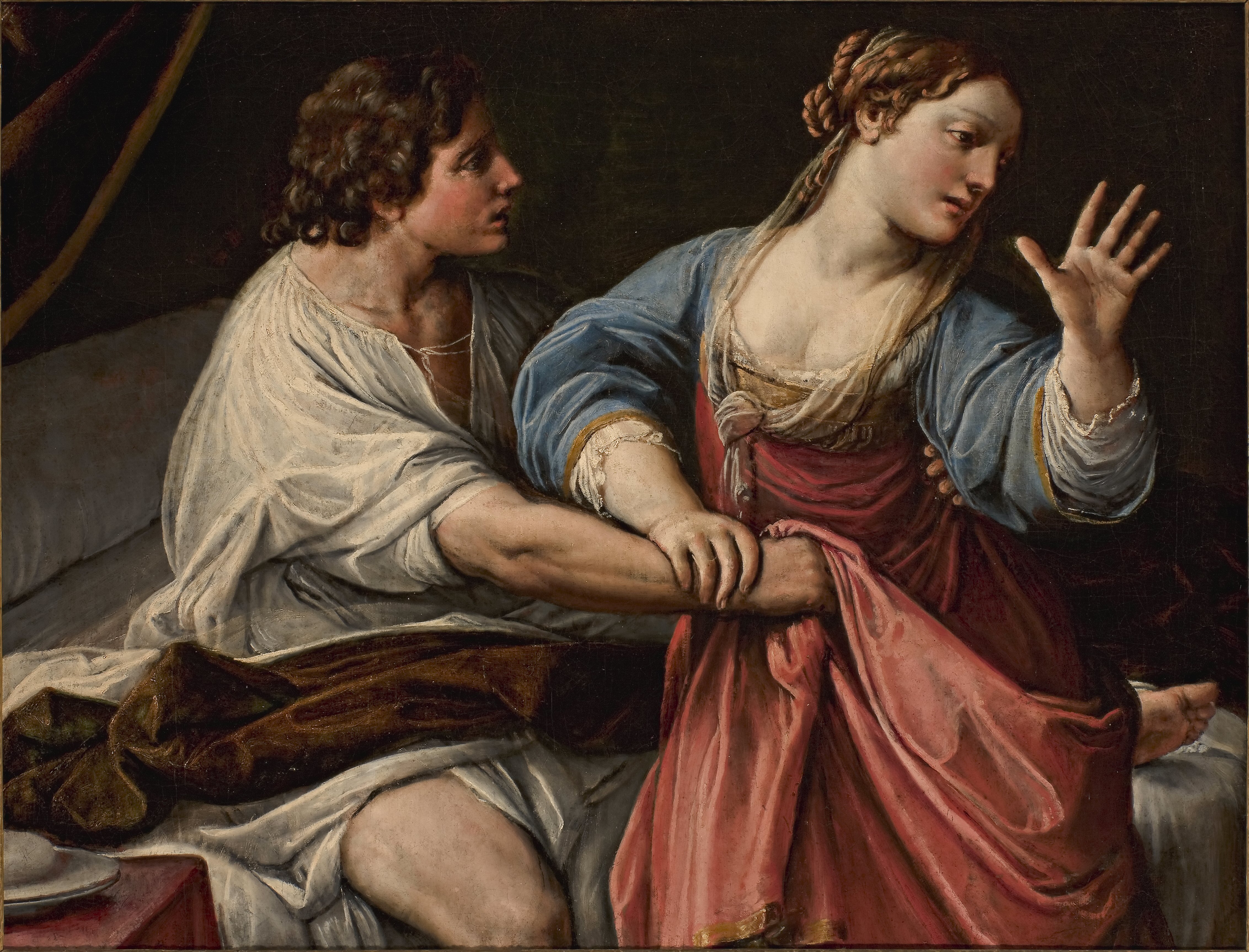 Ammon e Tamar (dipinto) di Tiarini Alessandro (prima metà XVII)