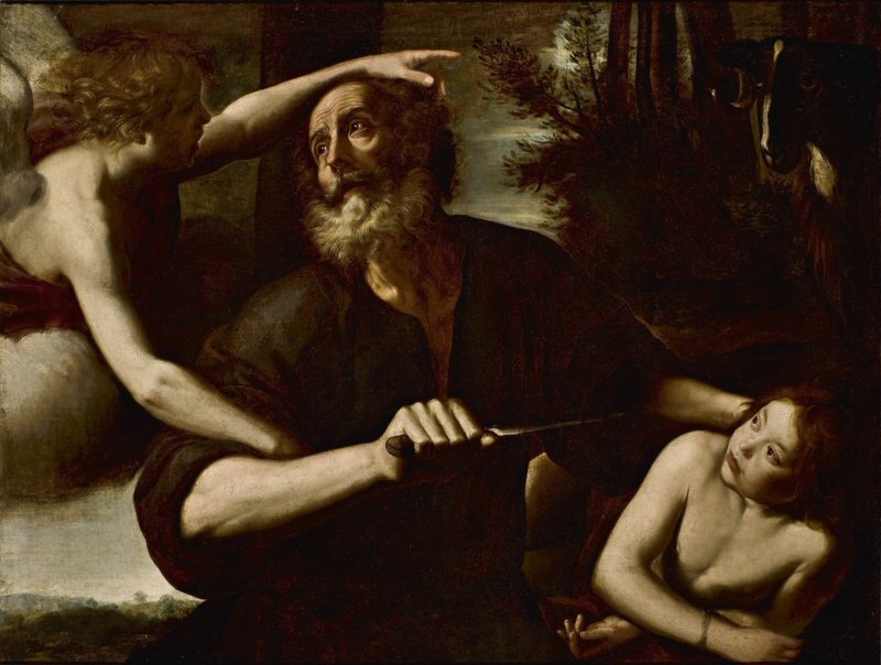 Sacrificio di Isacco (dipinto) di Giuseppe Vermiglio (prima metà XVI)