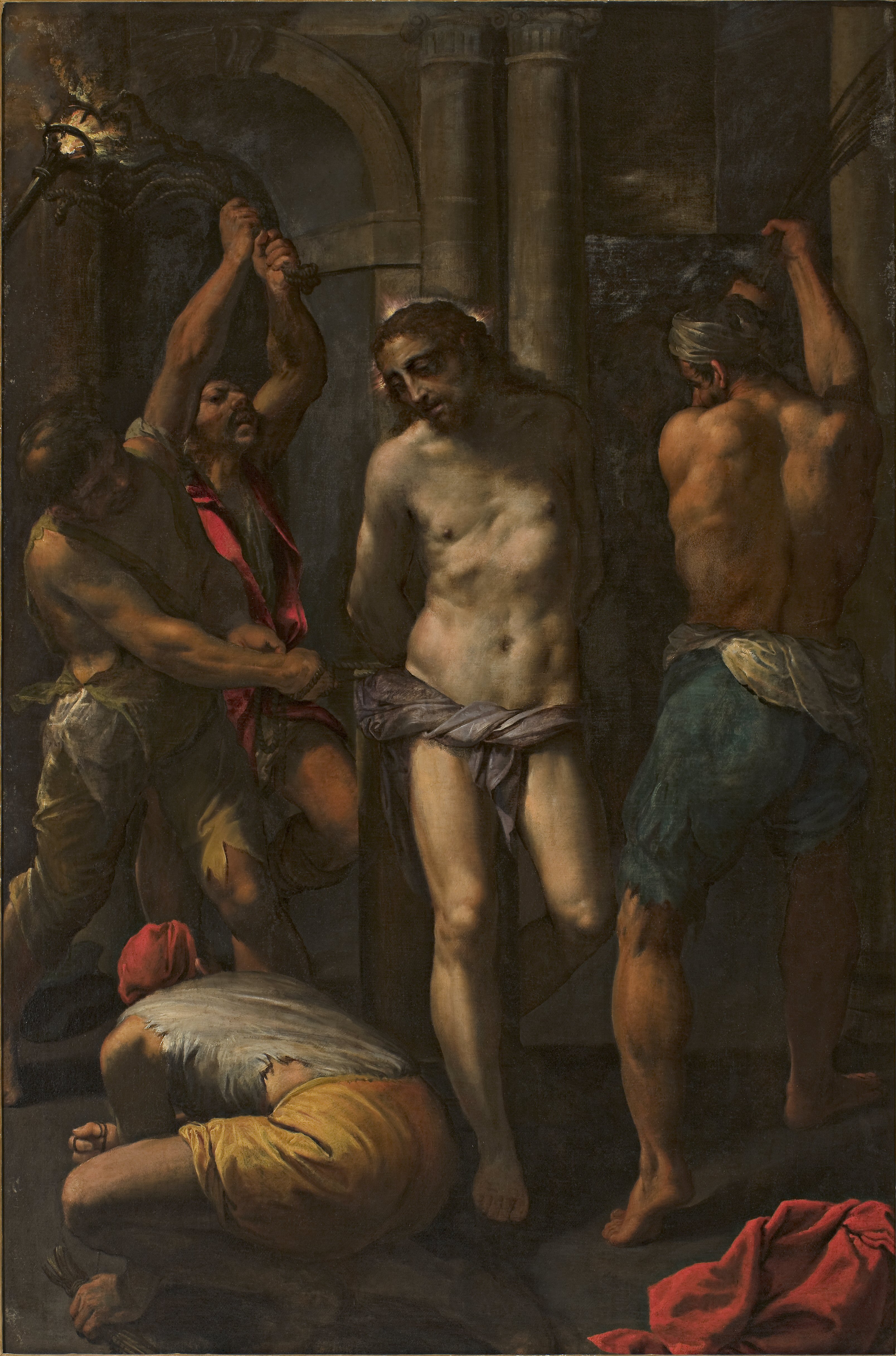 Flagellazione di Cristo (dipinto) di Scarsella Ippolito detto Scarsellino (inizio XVII)