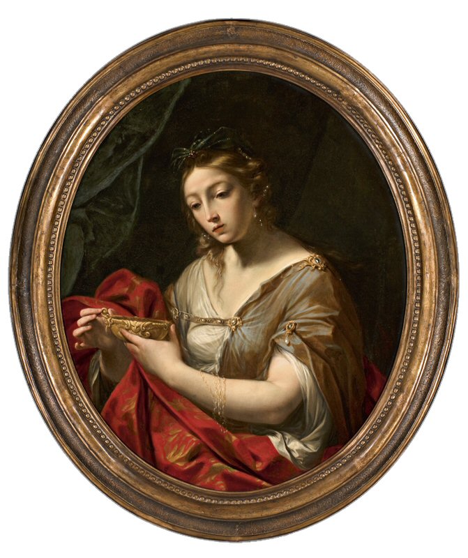 Artemisia con la tazza delle ceneri del marito (dipinto) di Dal Sole Giovan Gioseffo (inizio XVIII)