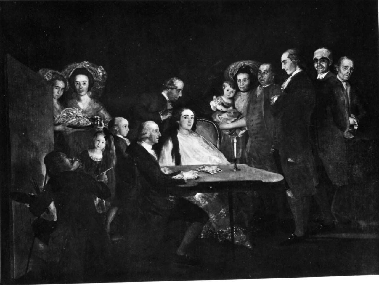 La famiglia dell'Infante Don Luis di Borbone (dipinto) di Francisco Goya (ultimo quarto sec. XVIII)