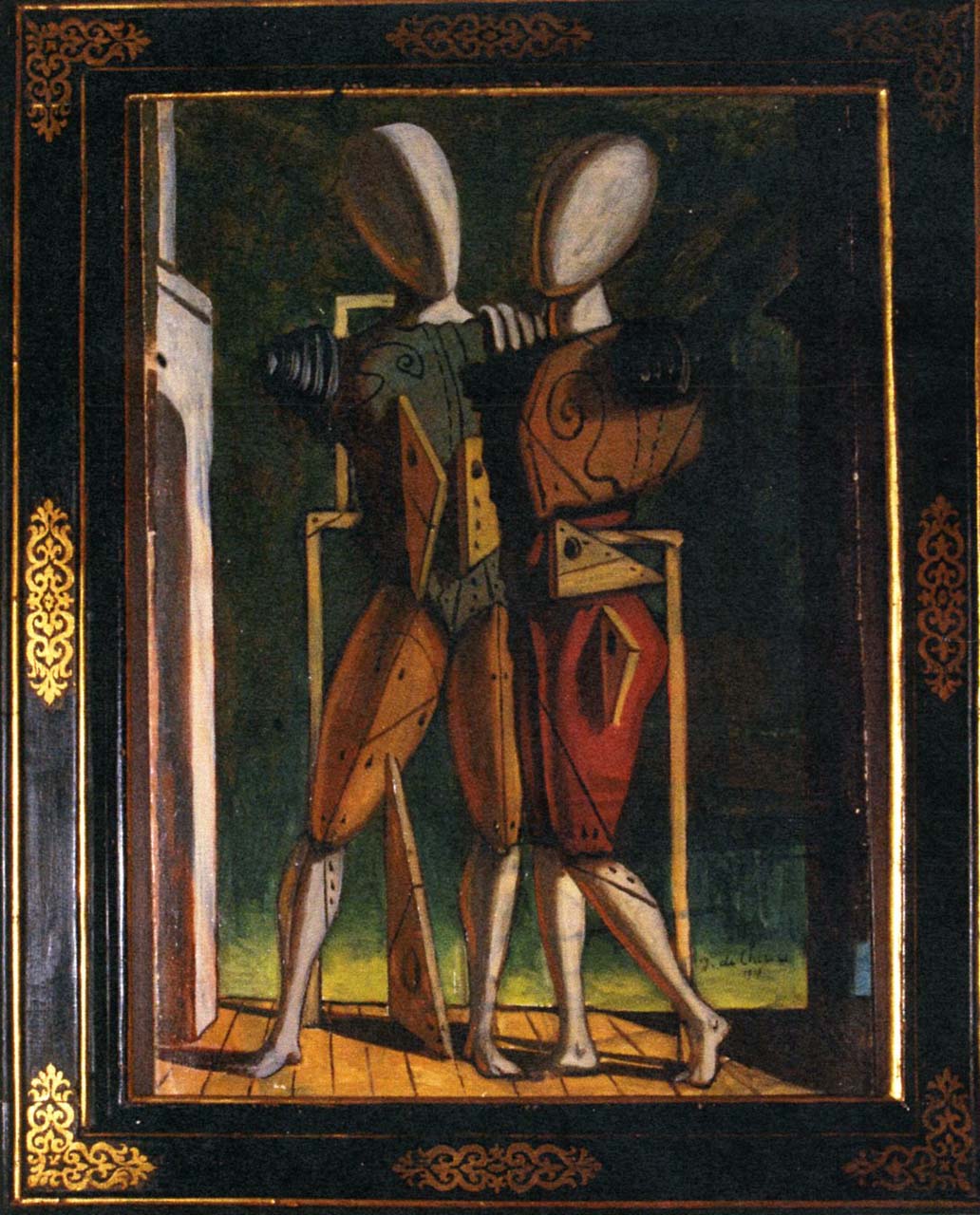 Ettore e Andromaca (dipinto) di De Chirico Giorgio (secondo quarto sec. XX)