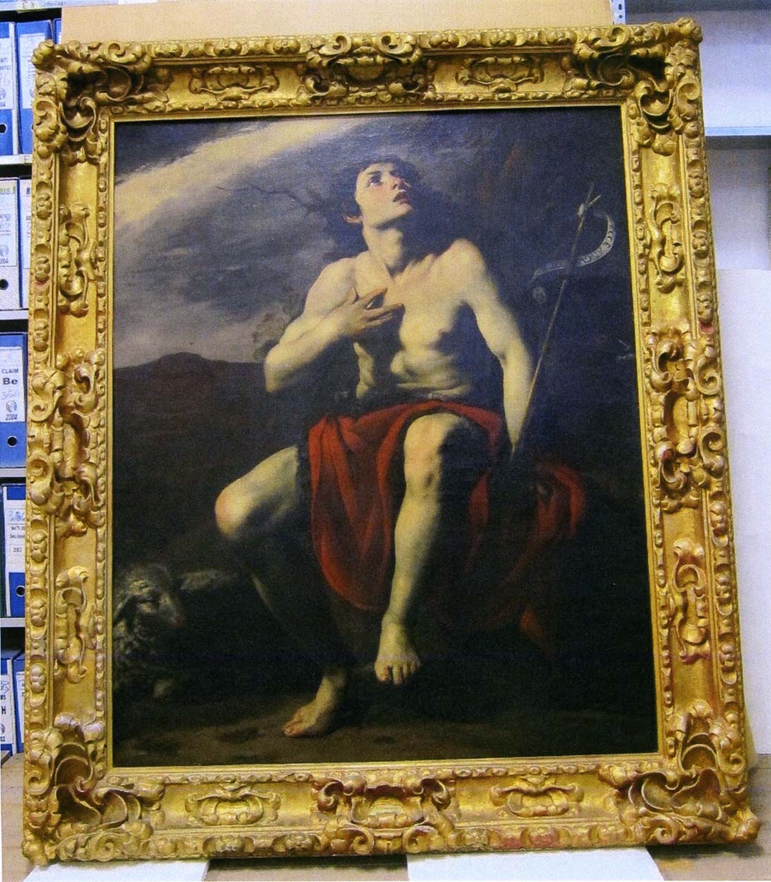 San Giovanni Battista (dipinto) di Stanzione Massimo (attribuito) (secondo quarto sec. XVII)