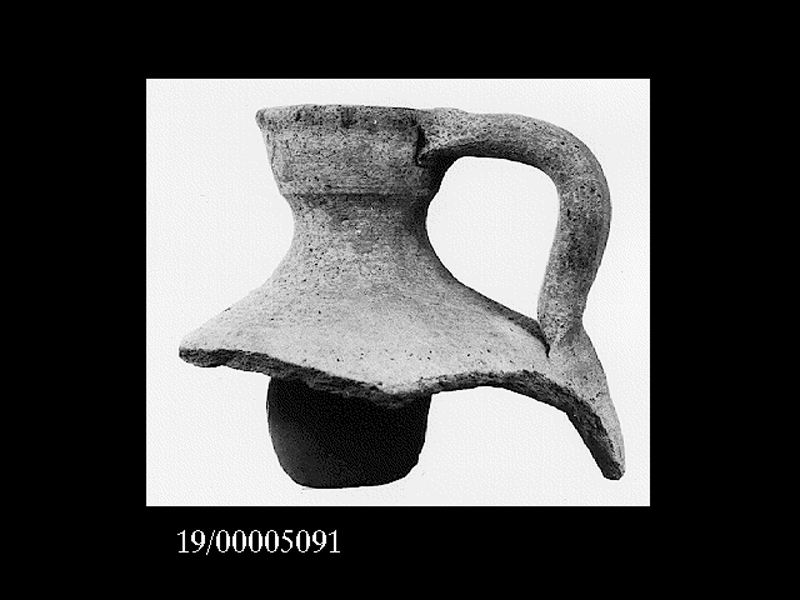 lekythos panciuta/ brocca (SECOLI/ III a.C)