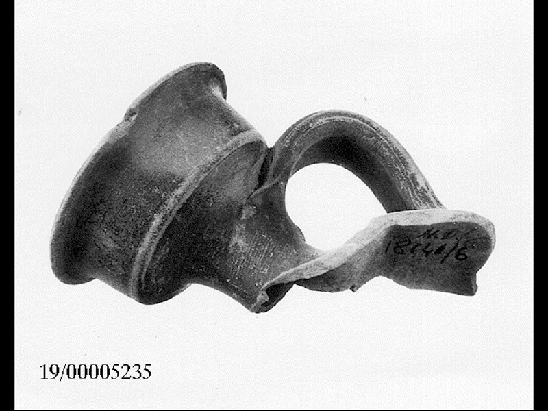 lekythos panciuta/ lekythos aryballica/ collo (SECOLI/ III a.C)