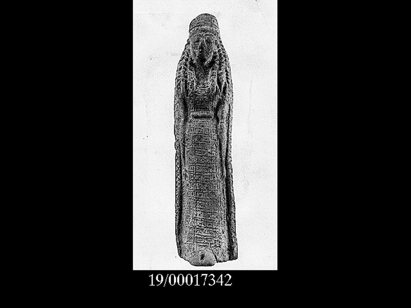 Storia: personaggio femminile (statuetta) (seconda metà SECOLI/ VII a.C)