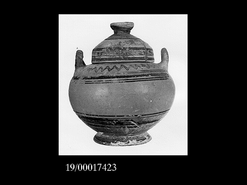 pisside stamnoide (SECOLI/ VI a.C)