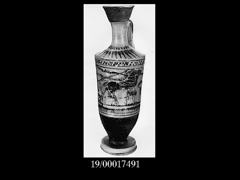 lekythos di Pittore di Haimon (cerchia) (secondo quarto SECOLI/ V a.C)