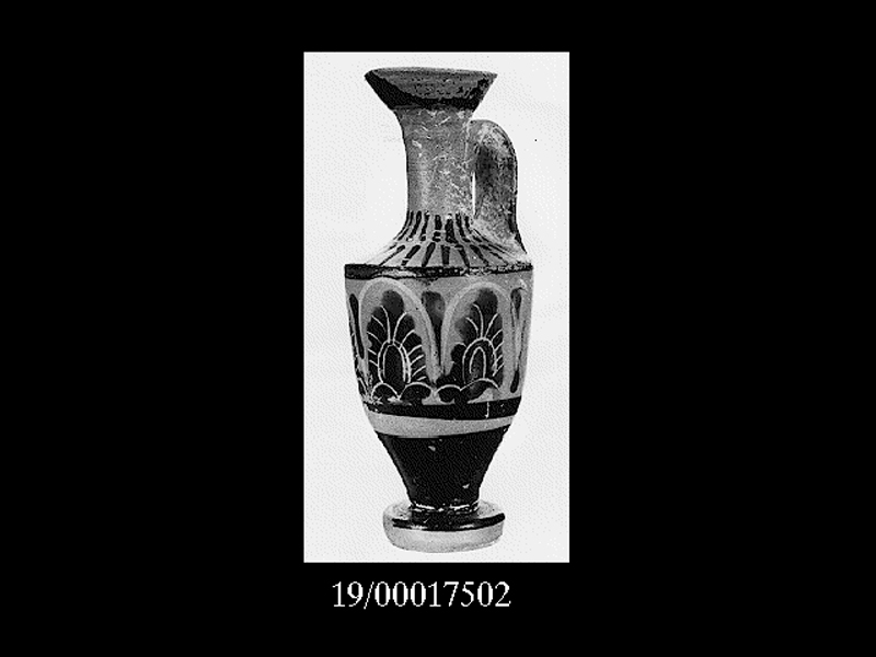 lekythos miniaturistica (prima metà SECOLI/ V a.C)