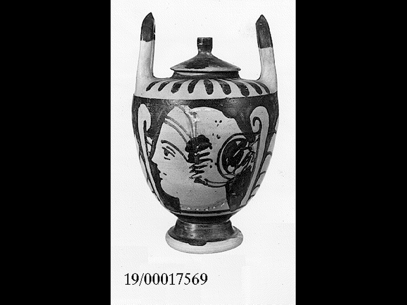 pisside stamnoide (ultimo quarto SECOLI/ IV a.C)