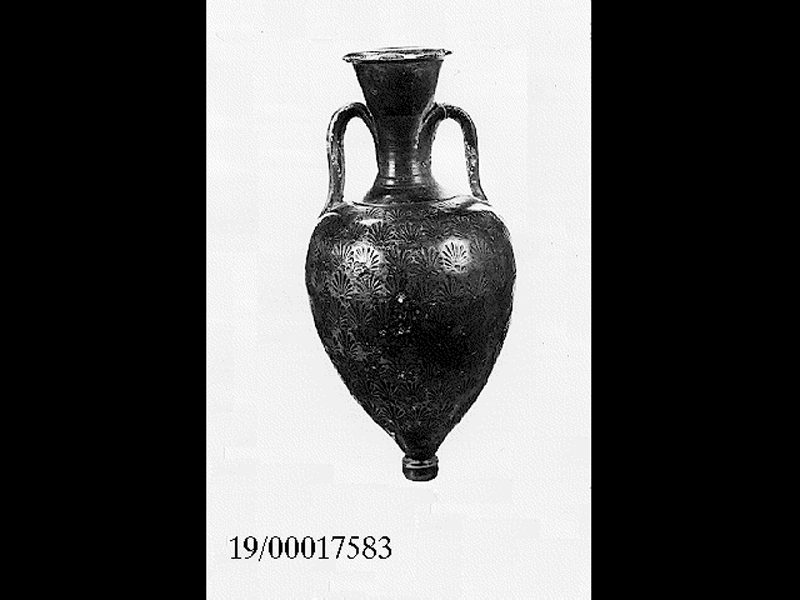 Società: simbologie funerarie (anforetta) (ultimo quarto SECOLI/ IV a.C)