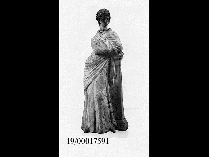 Storia: personaggio femminile (statuetta) - produzione centuripina (SECOLI/ III a.C)