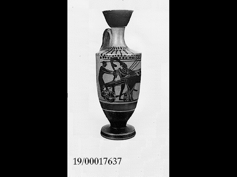 lekythos di Pittore di Haimon (cerchia) (primo quarto SECOLI/ V a.C)