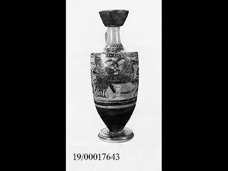 lekythos di Pittore di Haimon (cerchia) (primo quarto SECOLI/ V a.C)