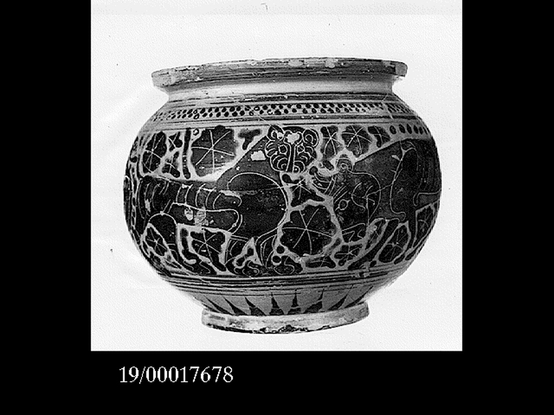 pisside (primo quarto SECOLI/ VI a.C)