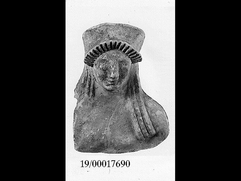 Storia: personaggio femminile (maschera) (inizio SECOLI/ V a.C)