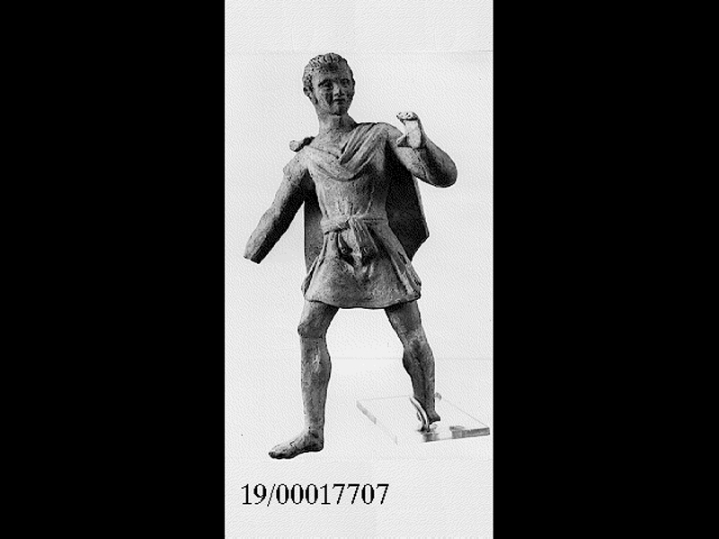 Storia: personaggio maschile (statuetta) (fine SECOLI/ III a.C)