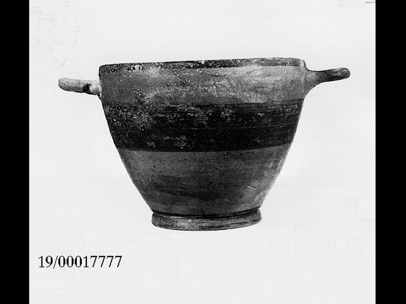 skyphos - produzione indigena (fine SECOLI/ VI a.C)