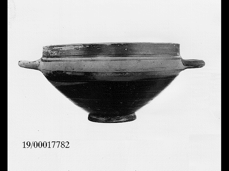 tazzina/ coppa (prima metà SECOLI/ VI a.C)