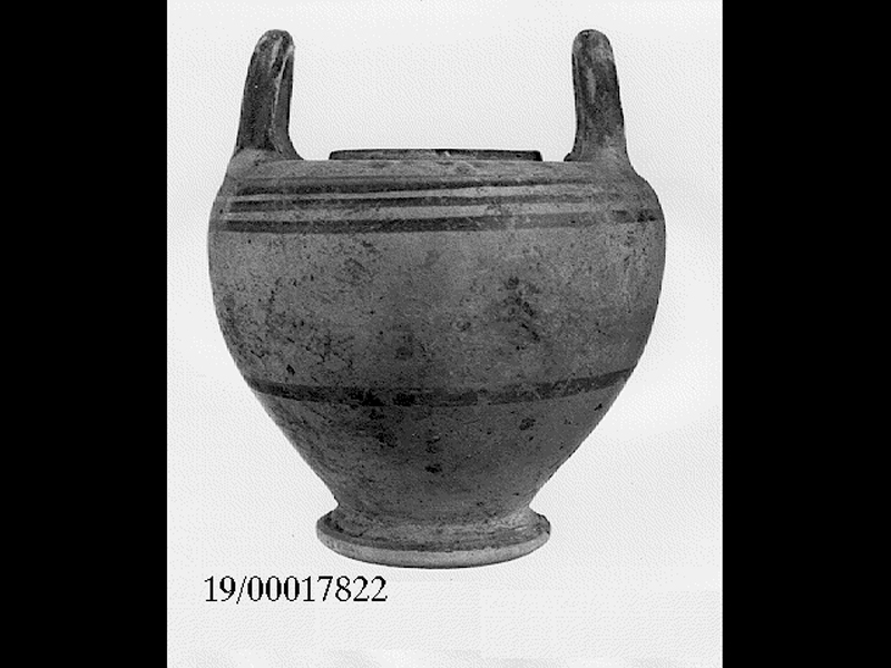 pisside - produzione indigena (SECOLI/ VI a.C)