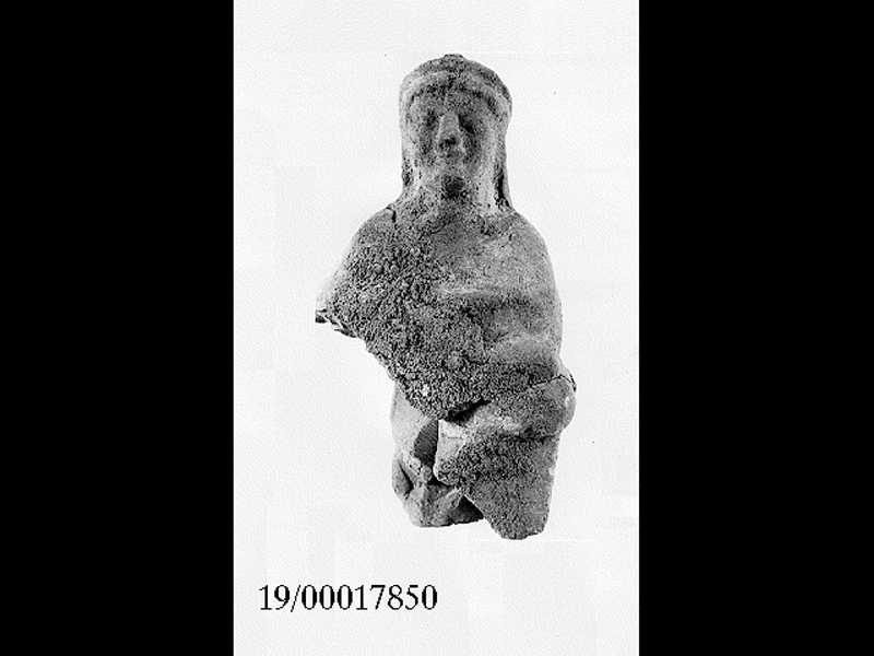 Storia: personaggio femminile (statuetta) (prima metà SECOLI/ VI a.C)