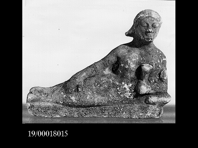 Storia: personaggio maschile (statuetta) (SECOLI/ V a.C)