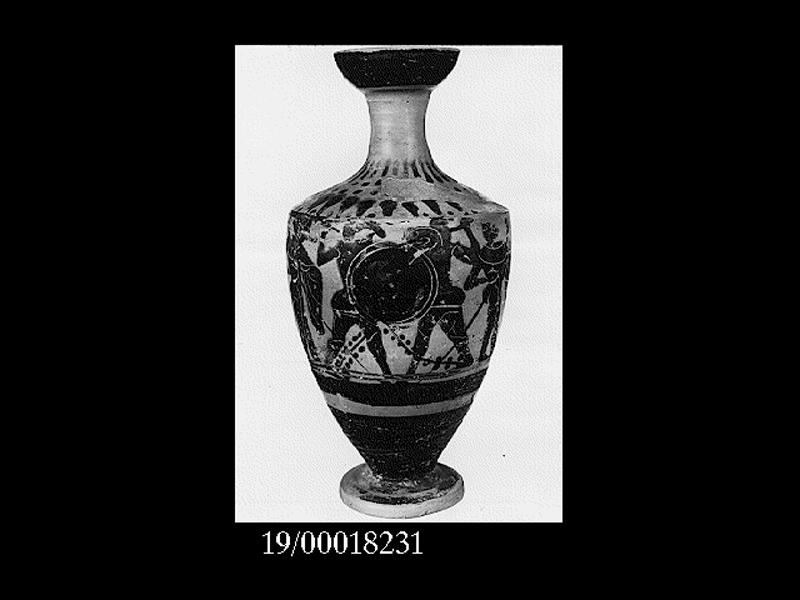 lekythos di Classe di Atene 581 (inizio SECOLI/ V a.C)