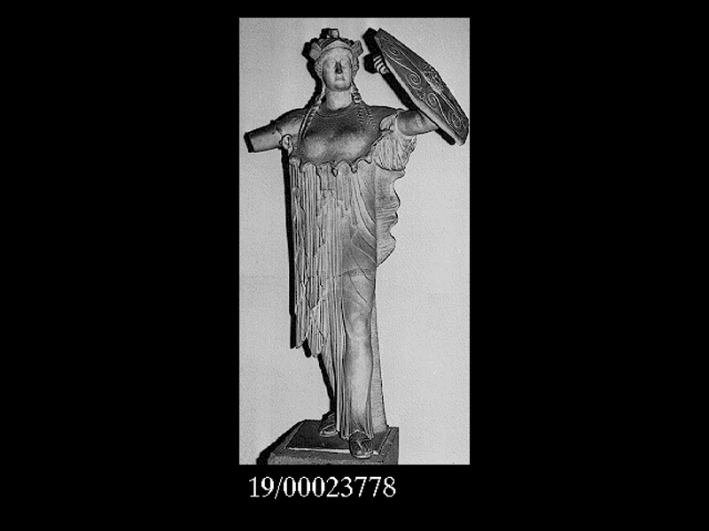 Mitologia greco-romana/ Athena - Minerva (statua) (SECOLI/ fine dell'età adrianea inizi dell'età antoniniana)
