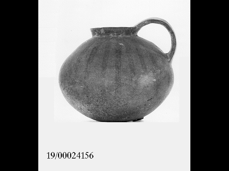 brocca monoansata - cultura di Castelluccio (SECOLI/ XVII a.C)