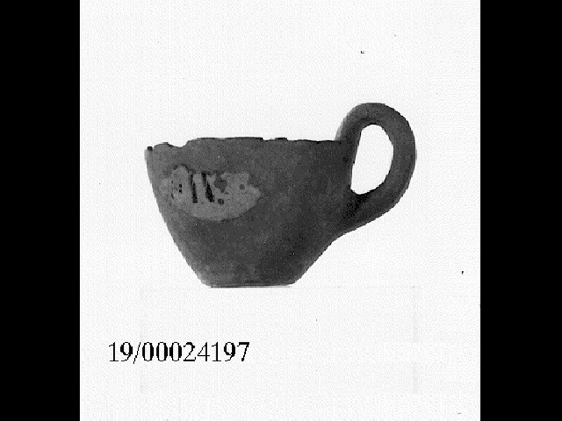 tazza monoansata - cultura di Castelluccio (SECOLI/ XVII a.C)
