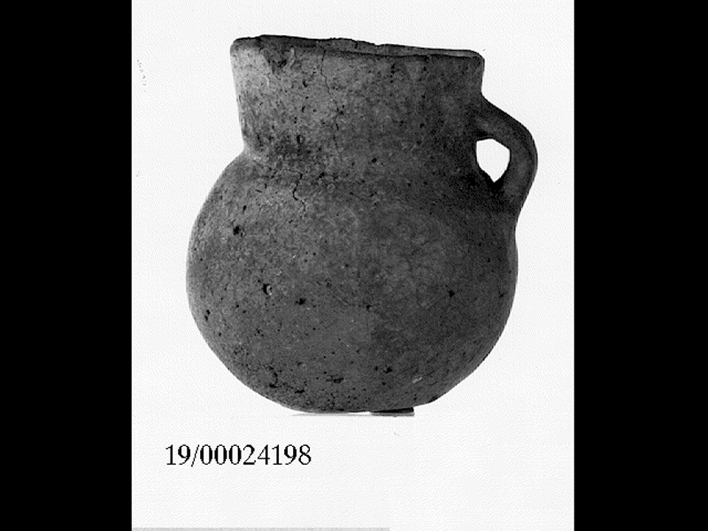 brocca monoansata - cultura di Castelluccio (SECOLI/ XVII a.C)