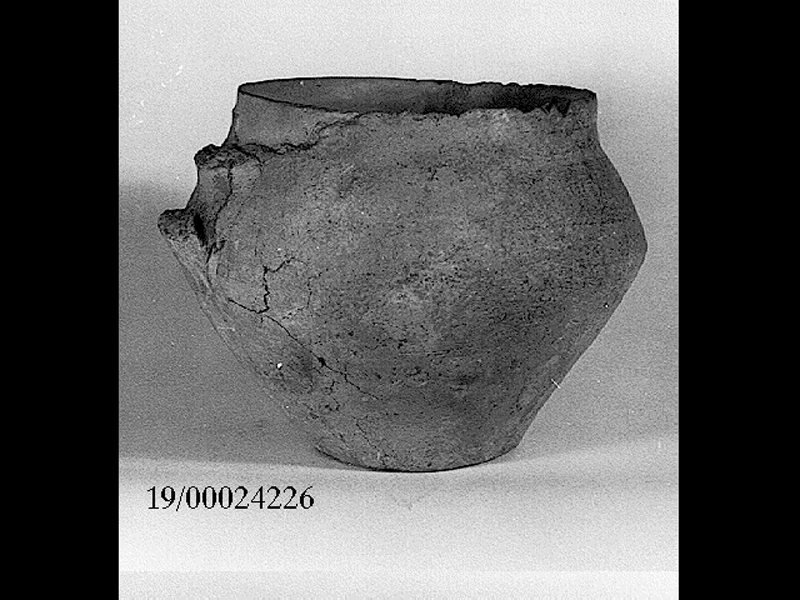 olla monoansata - cultura di Castelluccio (SECOLI/ XVII a.C)