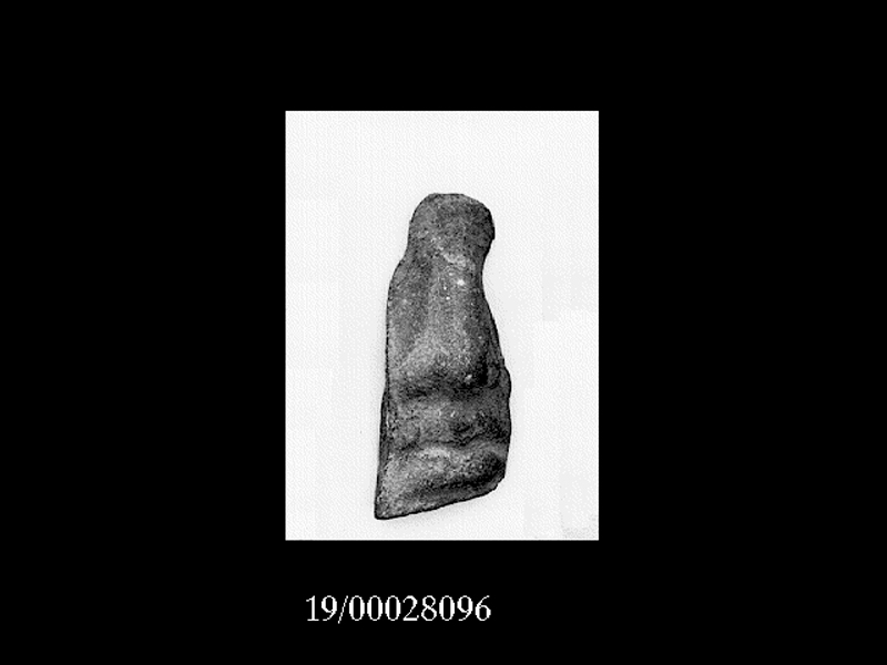 Religione/ divinità (maschera) - fabbrica locale (seconda metà SECOLI/ IV a.C)