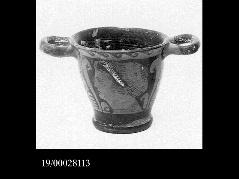 skyphos (seconda metà SECOLI/ IV a.C)