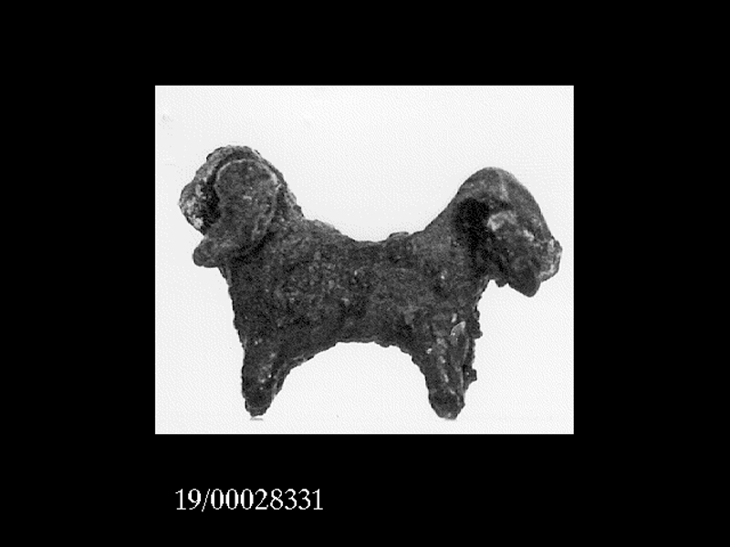 ariete a doppia protome/ statuetta (SECOLI/ VII a.C)