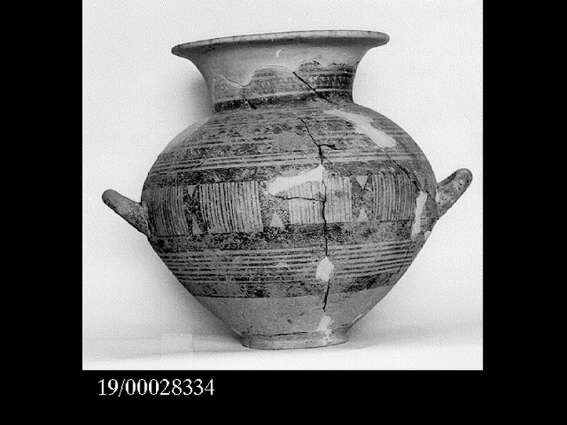 anfora - fabbrica indigena/ officina geloa (terzo quarto SECOLI/ VII a.C)