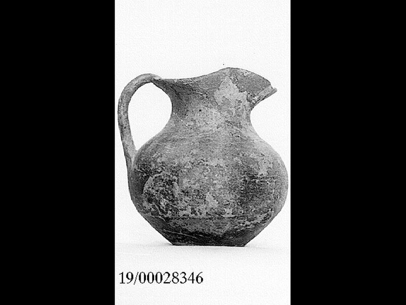 brocchetta a bocca trilobata - officina locale (metà SECOLI/ VII a.C)